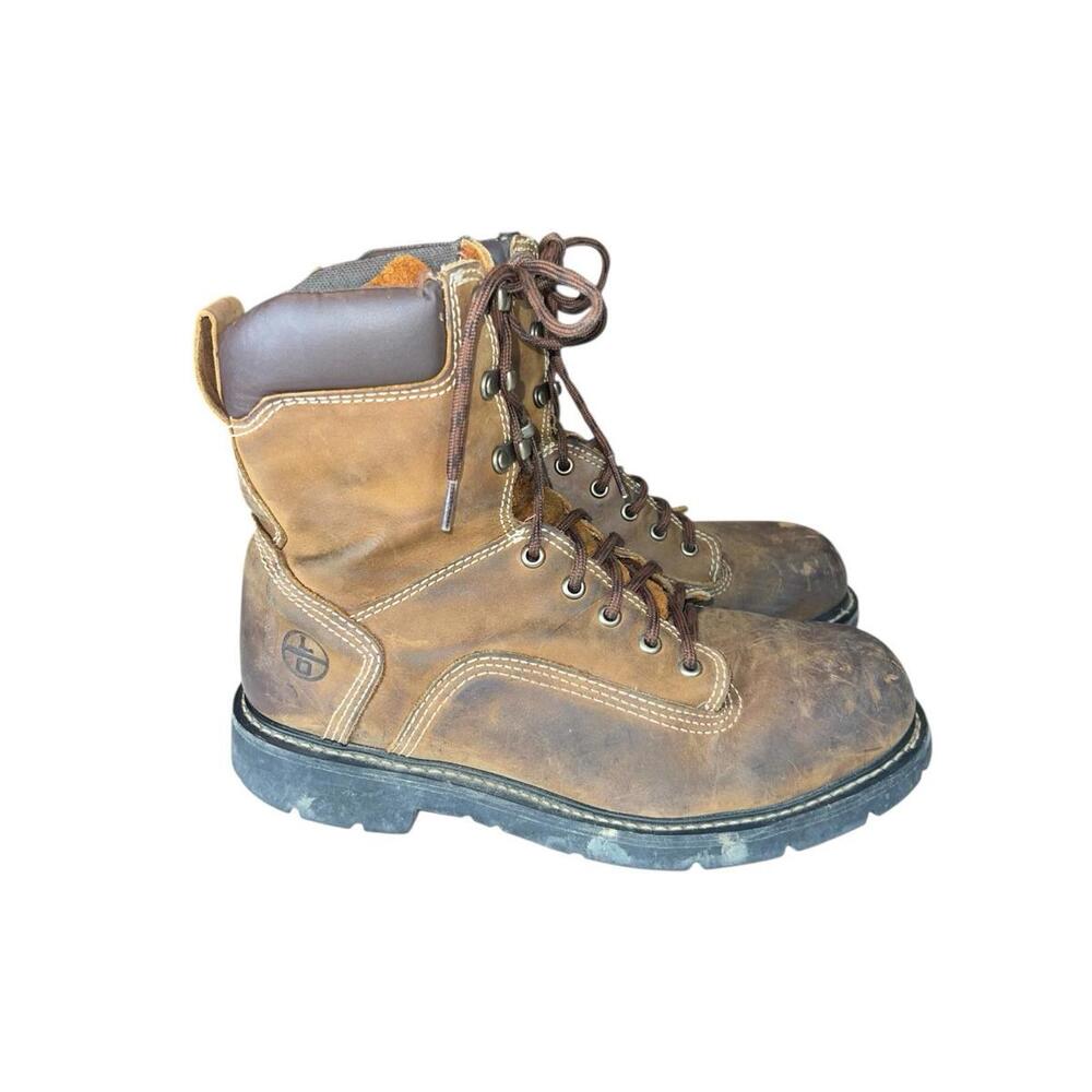 Lincoln Outfitters L8S13 2 sizes Men's 10.5M & 10M Steel Toe Logger Work Boots